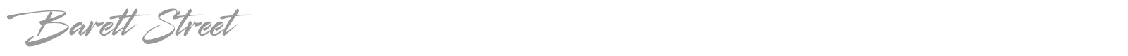 Barett Street font preview